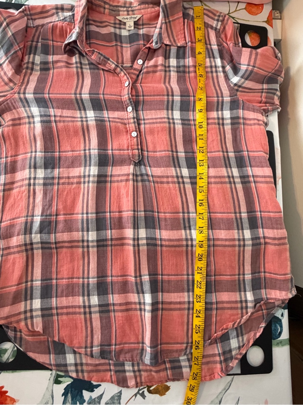 Lucky Brand Plaid Flannel Shirt - Picture 4 of 6